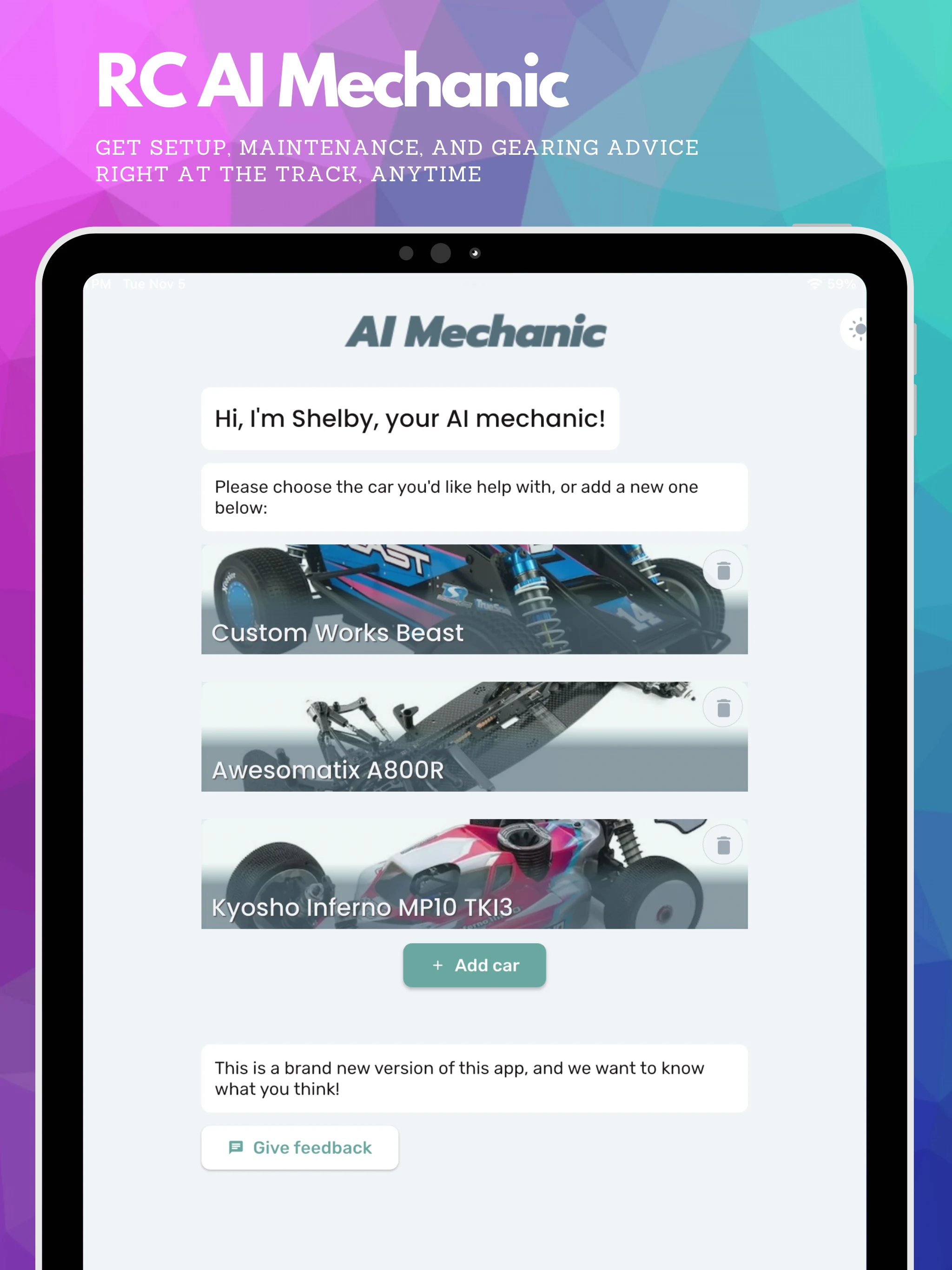 RC AI Mechanic screenshot